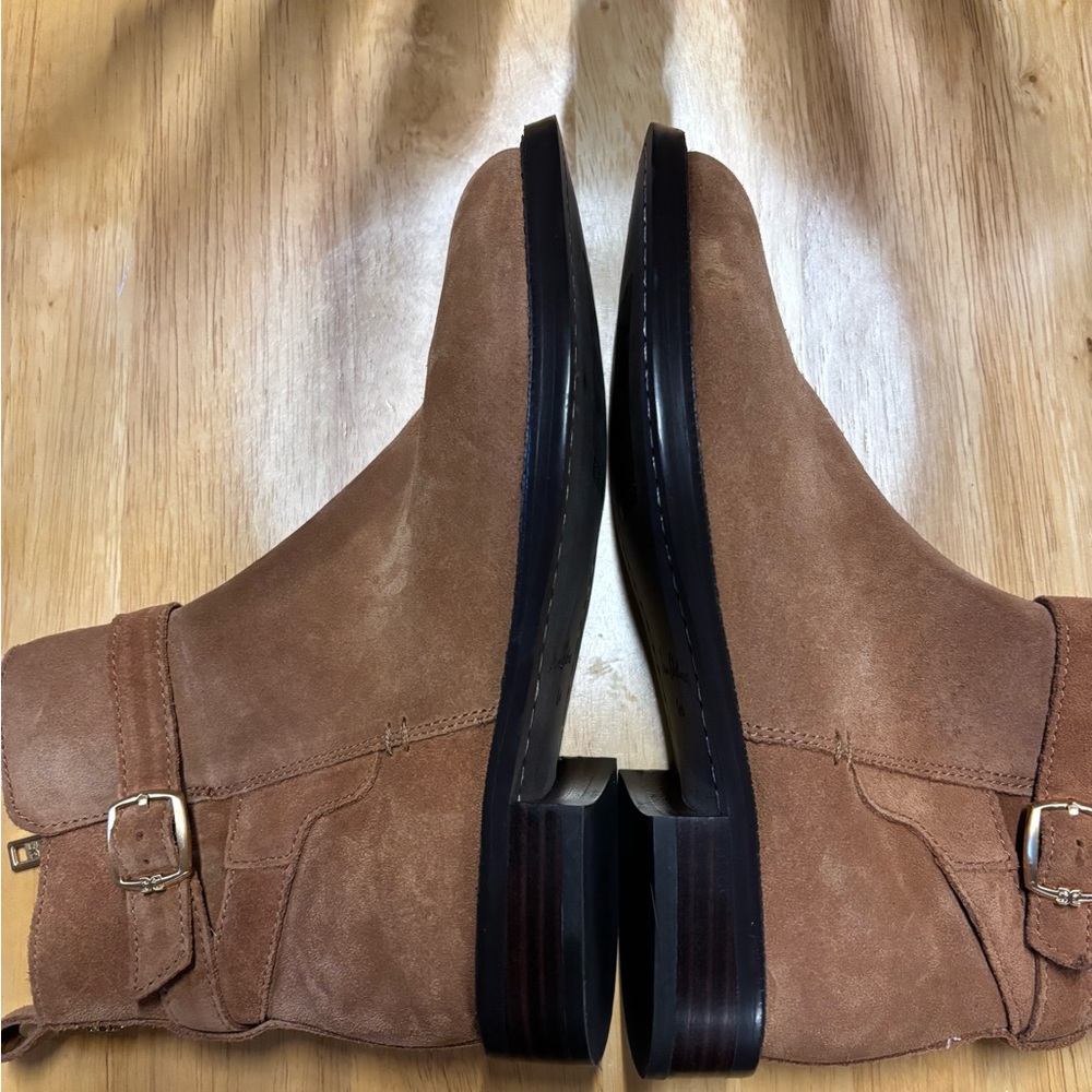 Sam Edelman Tan suede Leather Boots - Picture 2 of 5